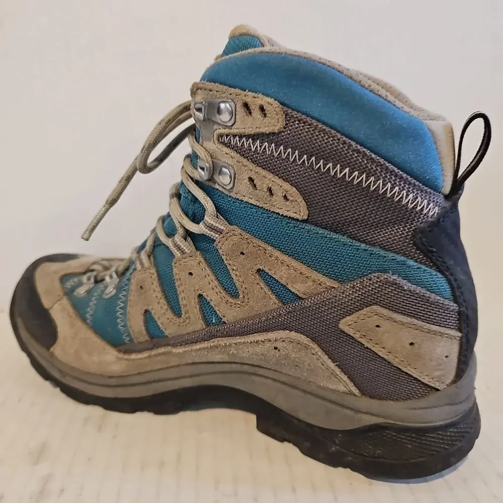 Asolo Hiking Boots Womens 6.5 Gore Tex Waterproof Outdoor Trail Blue Mountain